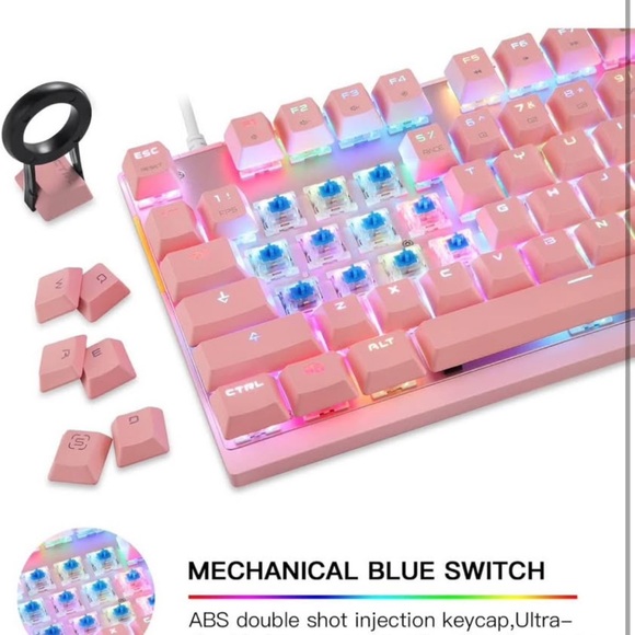 RGB LED Backlit Keyboard - Picture 5 of 6